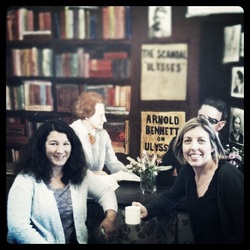 Susan Rich & Kelli Russell Agodon at the Sylvia Beach Hote